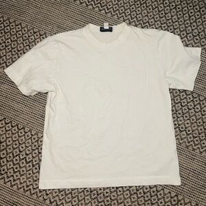 Topshop premium basic short sleeve tee in white